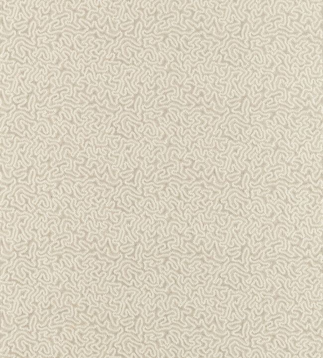Maze Coral Fabric by Zoffany Stone