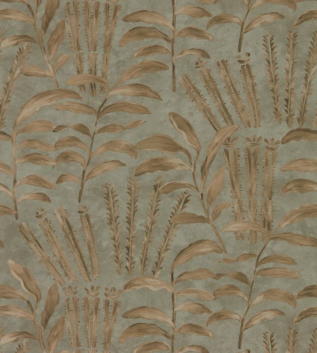 Highclere Wallpaper by Zoffany Olivine