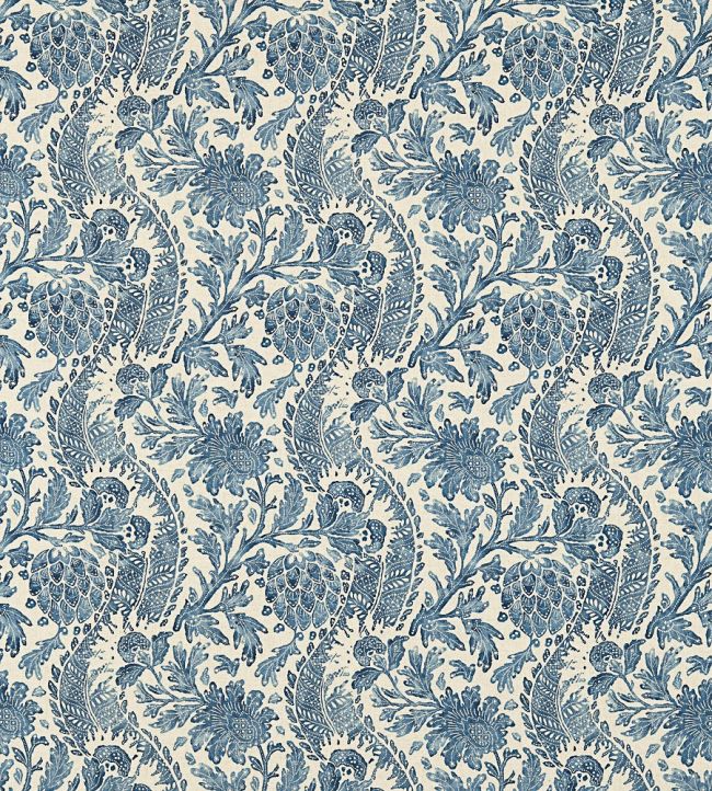 Cochin Fabric by Zoffany Blue