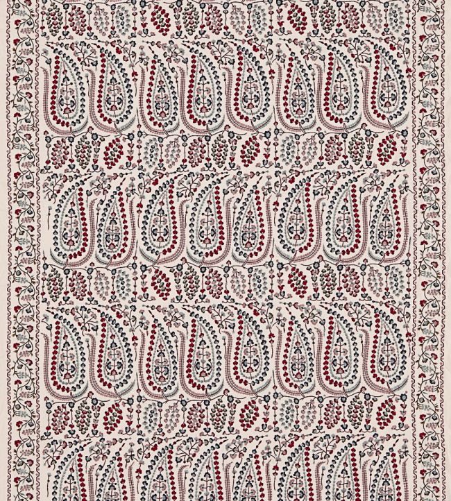 Jayshree Fabric by Zoffany Red/Blue