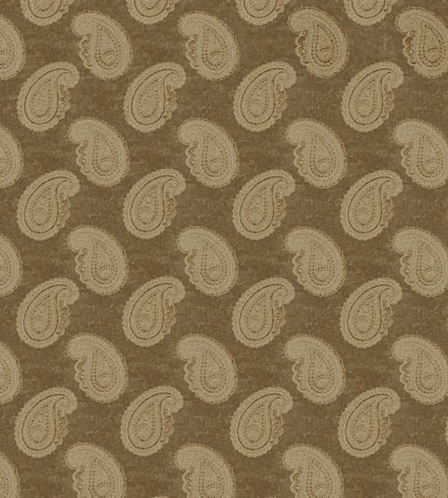 Orissa Velvet Fabric by Zoffany Old Gold