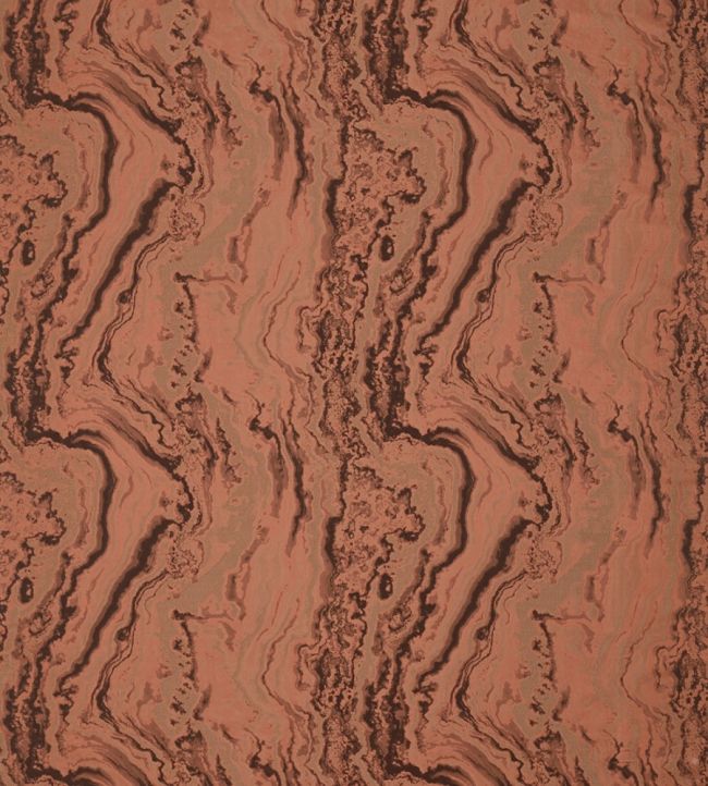 Serpentine Fabric by Zoffany Henna