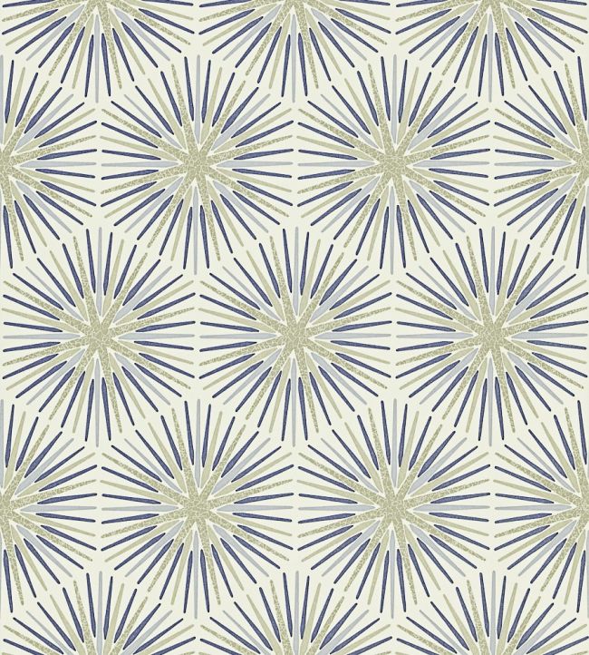 Spark Wallpaper by Zoffany Sapphire