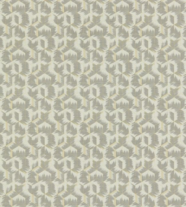 Tumbling Blocks Wallpaper by Zoffany Faded Anthracite