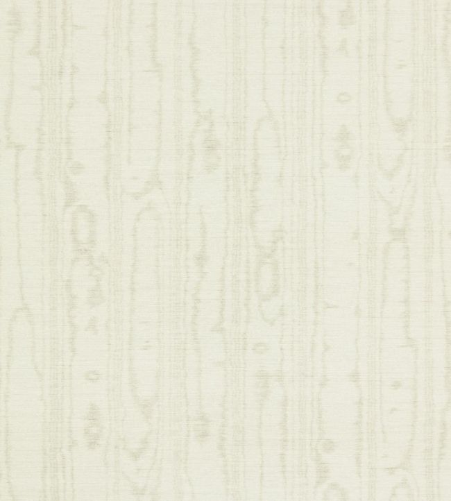 Watered Silk Wallpaper by Zoffany Platinum Grey