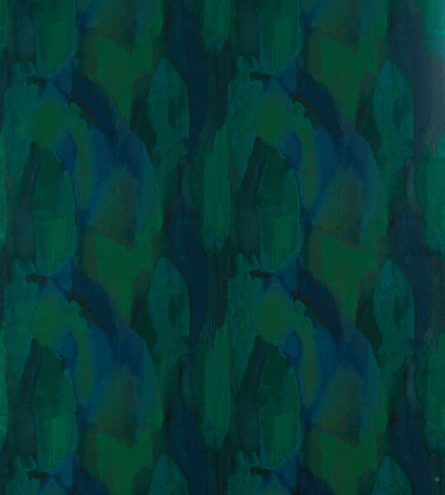 Hepworth Fabric by Zoffany Blue Malachite