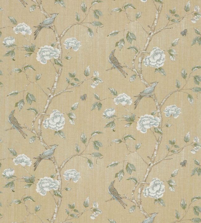 Woodville Fabric by Zoffany Pebble