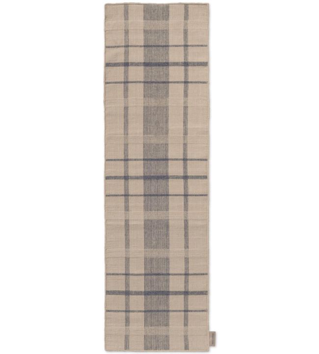 Brink & Campman Zona Denim Check Runner Outdoor rug Denim 497408067230-US Denim