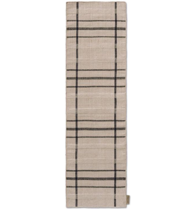Brink & Campman Zona Line Runner Outdoor rug Charcoal 497605067230-US Charcoal
