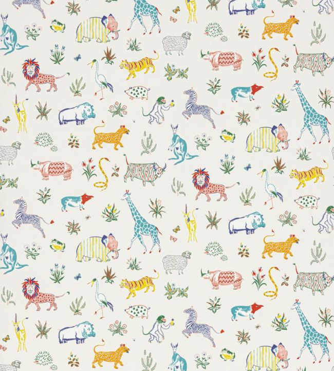 Zoo Wallpaper by Scalamandre Primary