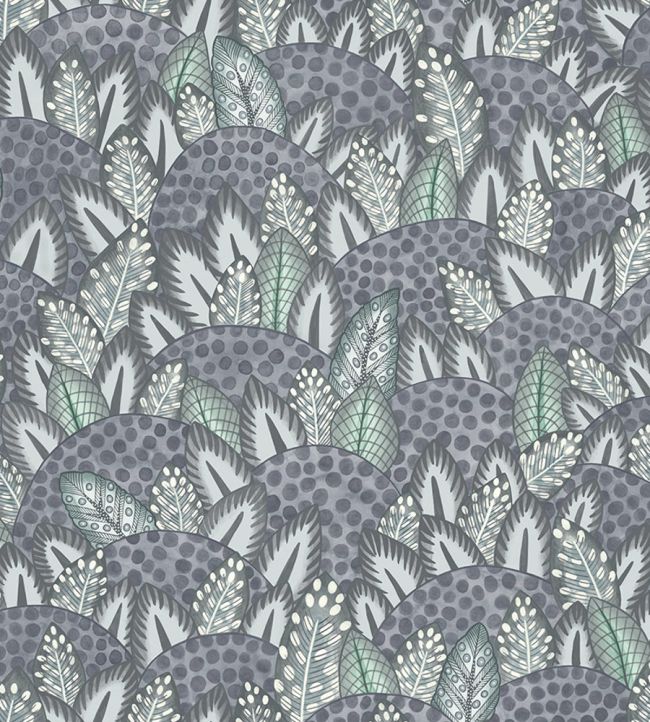 Zulu Terrain Wallpaper by Cole & Son Slate & Duck Egg