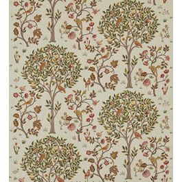 Kelmscott Tree Fabric by Morris & Co in Russet/Artichoke | Jane