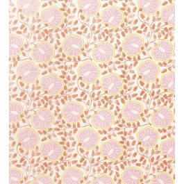 Punch Paisley Fabric in Peach by Neisha Crosland for Christopher