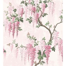 Wisteria Wallpaper in Pretty Pink by Woodchip & Magnolia | Jane Clayton