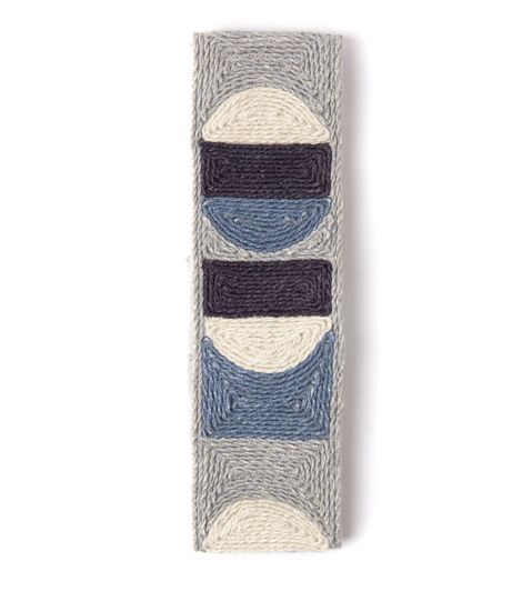 Pop Art Border Trimmings in Indigo by Passementerie for