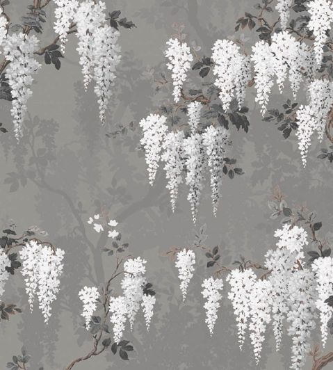 Wisteria Fabric in Latte/Slate Grey by Woodchip & Magnolia
