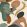 Air De Fete Fabric by Casamance Celadon/Lilas
