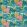 Albero Fabric by Thibaut Tangerine and Turquoise