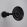 Wooden Holdback by Cameron Fuller Matt Black