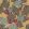 Frutto Proibito Wallpaper by Cole & Son Print Room Blue and Magenta on Metallic Gold