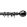 Cosmos 28mm Metal Pole Black Nickel, Ball finial 10339