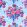 Dahlia Bunch Fabric by Harlequin Lapis/Carnelian/Spinel