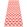 Dana Runner Rug by Pappelina Coral Red/Piglet/Vanilla