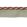 Delano Small Braided Rope Trimming by Colefax and Fowler Red/Green