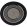 Disco Round Rug by Elitis Black