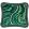 Fantasia Cushion 50 x 50cm by Romo Malachite