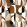 Fascination Fabric by Casamance Noir / Tabac