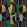 Fascination Fabric by Casamance Pourpre / Petrole
