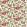 Flame Stitch Tree Fabric by Zoffany Evergreen / Tuscan Pink