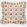 Floral Block Frilled Pillow 18 x 18" by Barneby Gates Red/Navy