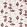 Fringed Poppy Print Fabric by Scion Dusk Pink/Chestnut