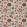 Bakers Indienne Embroidery Fabric by GP & J Baker Indigo / Red