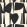 Graphic Art Mural by Caselio Noir et blanc