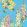 Hollyhocks Wallpaper by Sanderson Fire Pink/Bright Blue