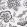 Hothouse Flowers Silhouette Wallpaper by Schumacher Black And White