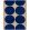 Isot Kivet Rug by Marimekko Blue