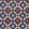 Kilim Fabric by Barneby Gates Red/Navy