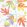 Matisse Leaf Fabric by Thibaut Coral and Yellow