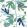 Matisse Leaf Fabric by Thibaut Green and Blue