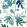 Matisse Leaf Wallpaper by Thibaut Green and Blue