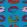 Neon Kiss Wallpaper by MINDTHEGAP Blue