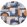 Module Round Rug by Louis De Poortere Camel Blue