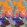 Novafrica Sunset Scene 1 Mural in Tangerine by Christian Lacroix Tangerine