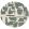Papercut Round Rug by Louis De Poortere Sea Spray