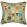 Potato Print Cushion 50cm x 50cm by GP & J Baker Green