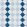 Quilted Harlequin Fabric by Barneby Gates Two Blues